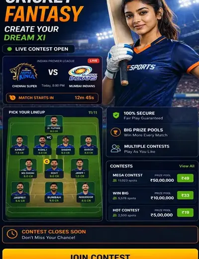 Lapkbet777 (lapkbet 777) fantasy cricket & matchday visual 3